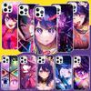 Чехол для телефона Oshi No Ko для iPhone 17 Air 16 15 Plus 11 14 Pro Max 13 Mini 12 7 8 + SE Художественный узор Индивидуальная крышка 16 15 Plus 11