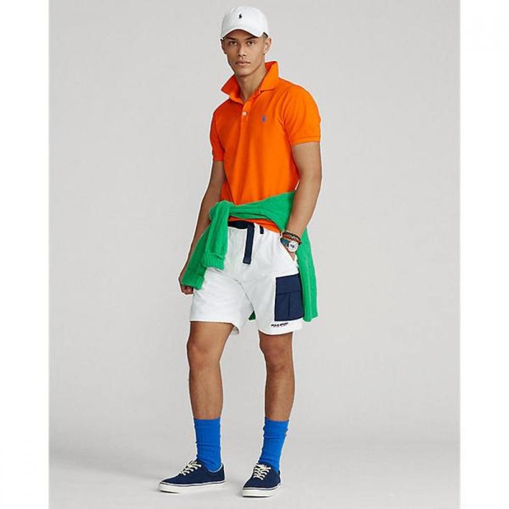 Polo Ralph Lauren Мужские индивидуальные сетчатые поло приталенного кроя Mnpokni1n820500800