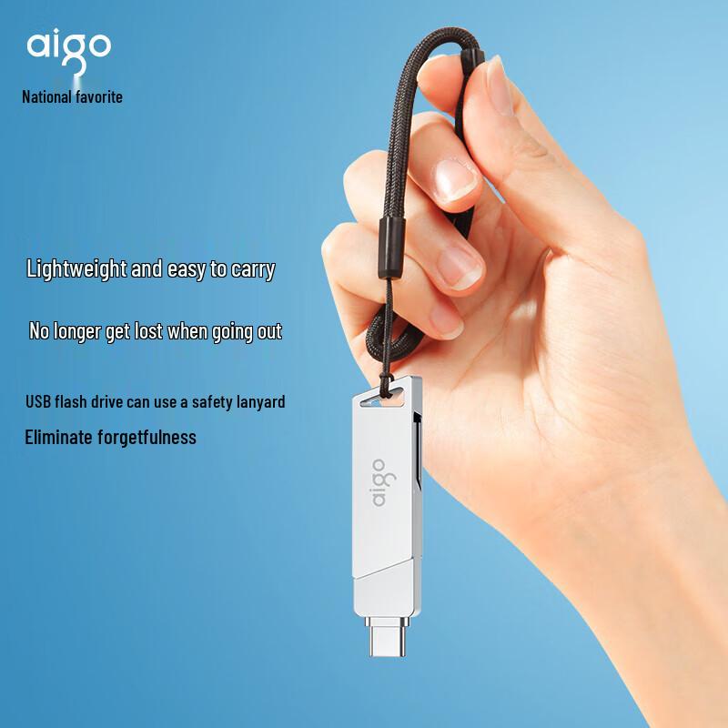 aigo U350 Dual-Interface USB3.2 Type-C Flash Drive