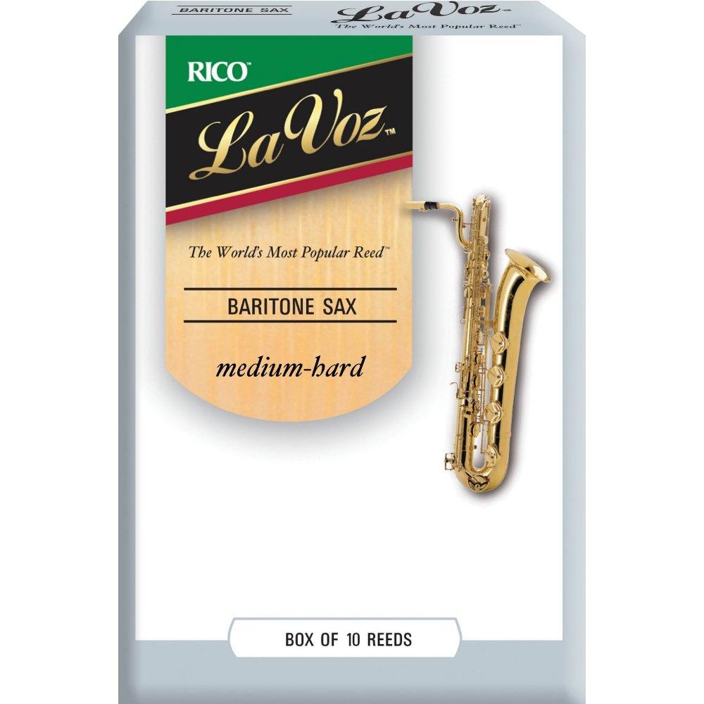 Трости для баритон-саксофона RICO La Vose, средней жесткости (10 тростей) RLC10MH