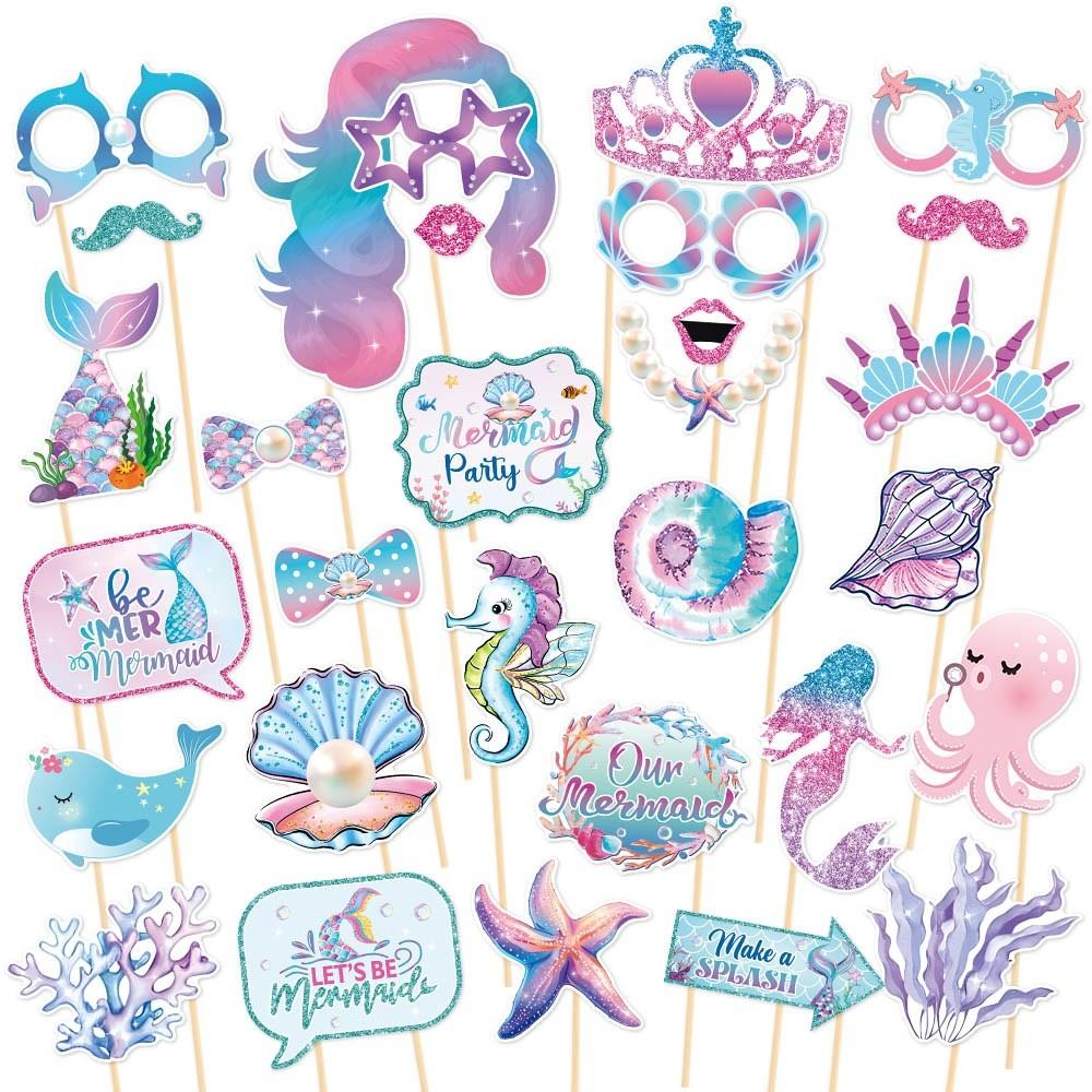 Themed Party Mermaid Supplies Photo Props For Birthdays And Party Shoots Photo