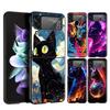 Жесткий ПК чехол для телефона Samsung Galaxy Z Flip 7 6 5 4 Черная крышка для Galaxy Z Flip 3 Складной противоударный CAT Fundas Capas Сумки