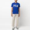 Polo Ralph Lauren Ss23 Логотип Круглый вырез Короткий рукав Футболка Мужская Футболка Синяя 710890804-003