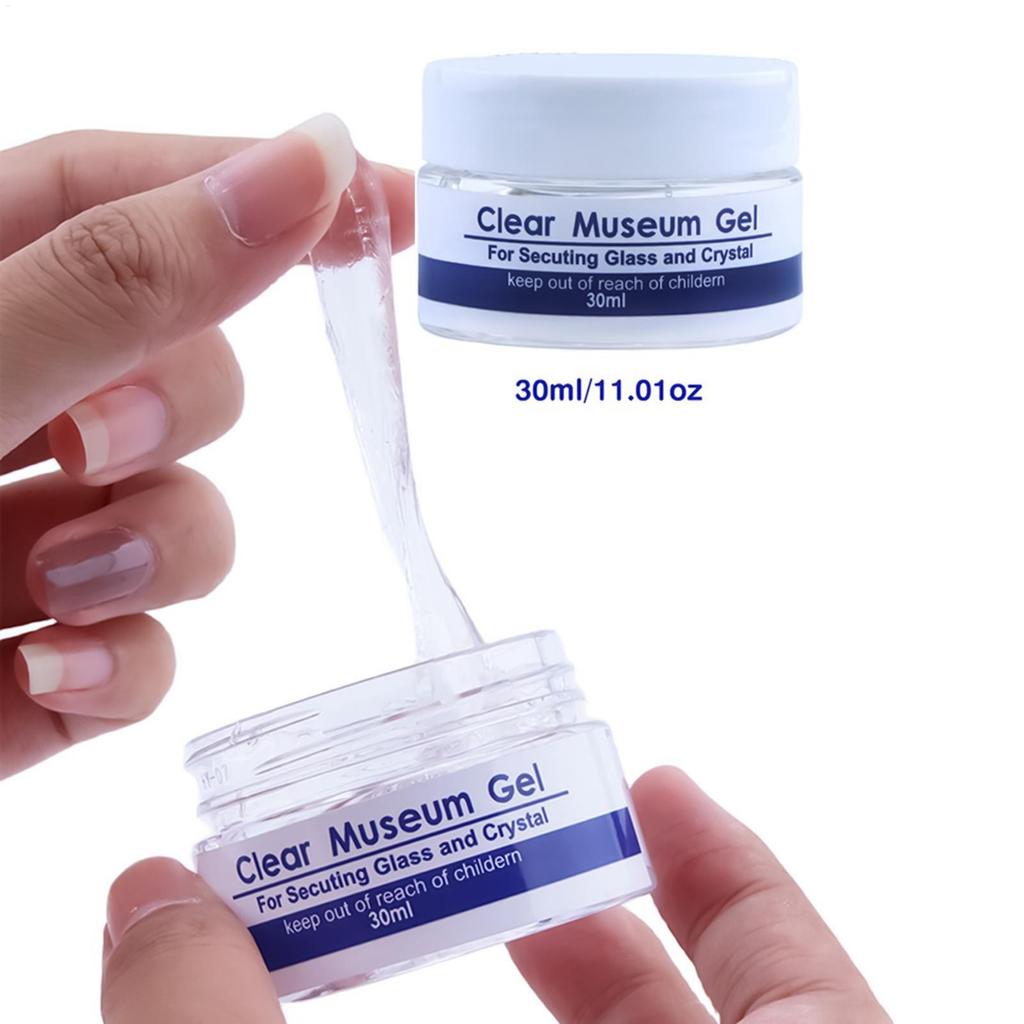 Museum Gel Clear Removable Museum Paste Putty Wax Removable Reusable No Residues Clear Adhesive Exhibits Putty Prevent Vibration