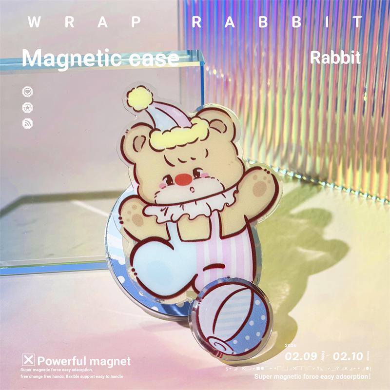 Чехол Zhitai для iPhone 16 Pro с магнитным держателем-присоской 14/15, совместимый с серией 13