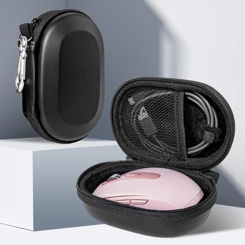 Прочный чехол для переноски для беспроводной мыши MX Anywhere3S, коробка-держатель с мягкой бархатной подкладкой и сетчатым карманом