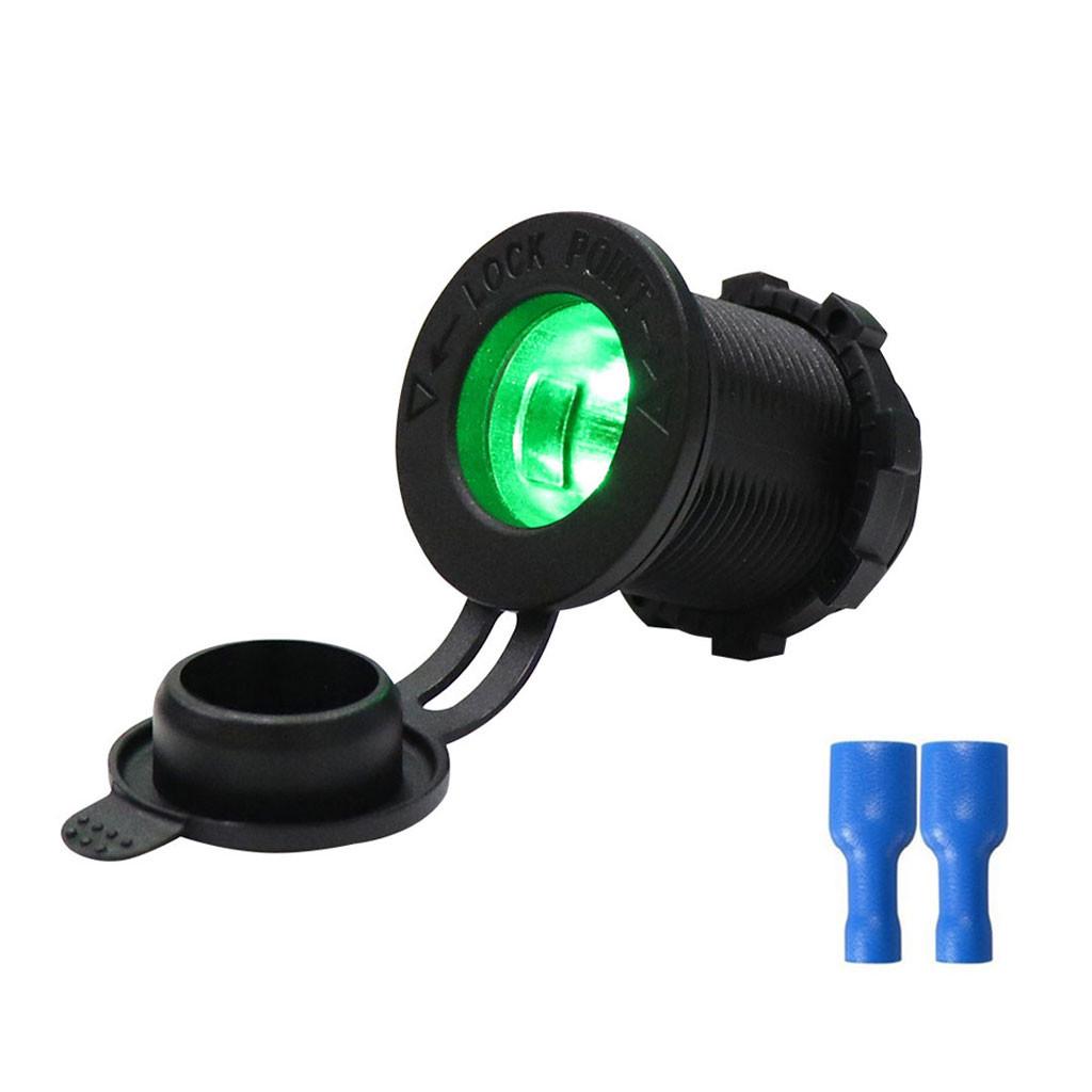 Адаптер питания для автомобильной прикуривателя с водонепроницаемой крышкой