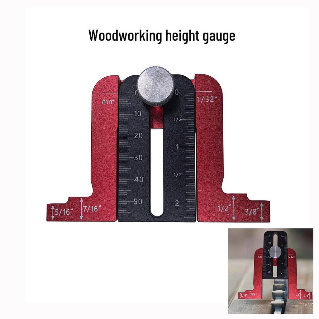 Измеритель глубины и высоты для деревообработки, для циркулярной пилы, гравера и регулировки фрез