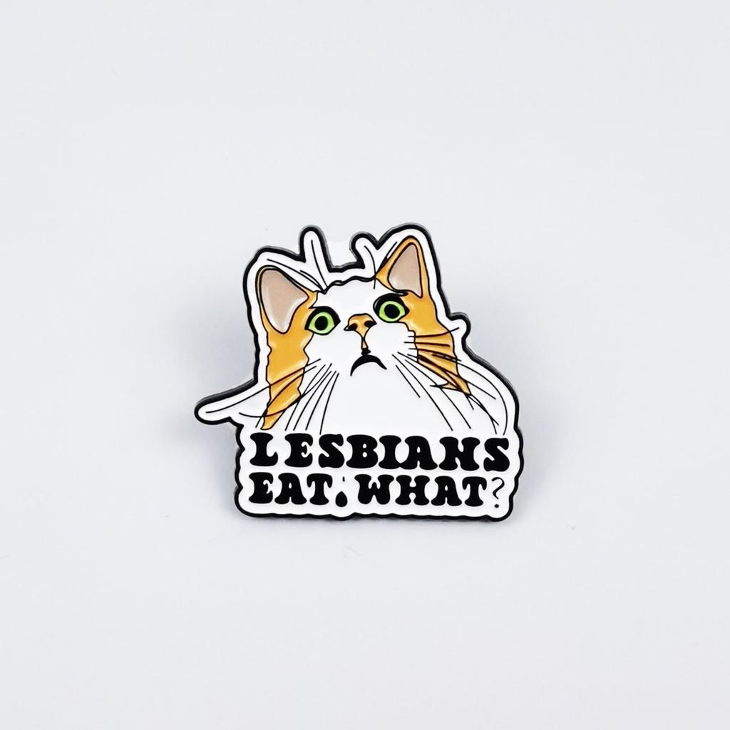 Cute Cartoon Cat Brooch with Bow Badge for Backpack & Clothing Decoration