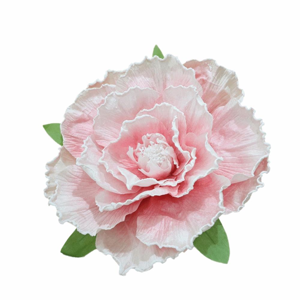30cm Size Giant Velvet Peony Handmade Simulated Foaming Velvet Peony Wedding Decoration