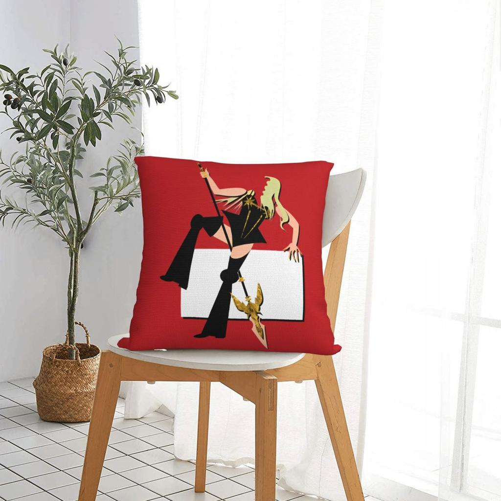 Ich Komme Eurovision Square Pillow Covers Polyester Sofa Finland Erika Cushion Case Creative Pillowcase 40*40