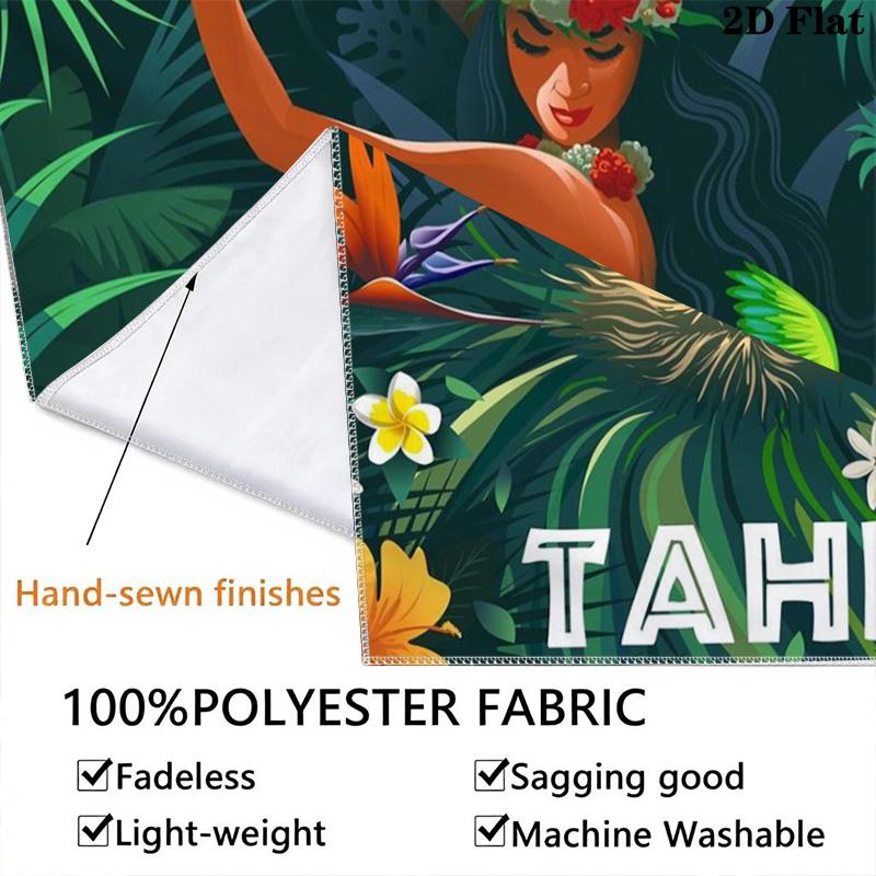 Tahiti Pattern Home Decor Tapestry, Wall Hanging, Decorative RV Wall Cloth.XGT0914505