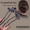 2025 Гребень для волос с бабочкой и стразами: Элегантная женская заколка для волос для пучков и причесок