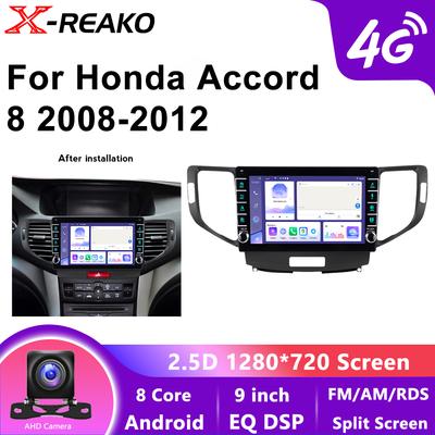 Для Honda Accord 8 2008 - 2012 Автомобильное радио GPS Android Навигация Мультимедиа Авто 2din 4G 8Core Автомобильное радио