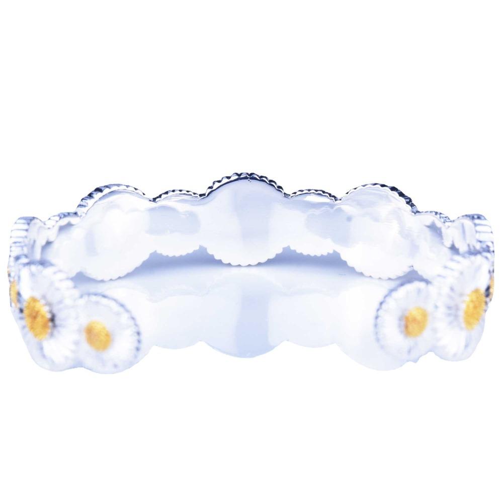 Italian Handmade Vintage Lace Bracelet 925 Silver Plated Baroque Style Jewelry for Women