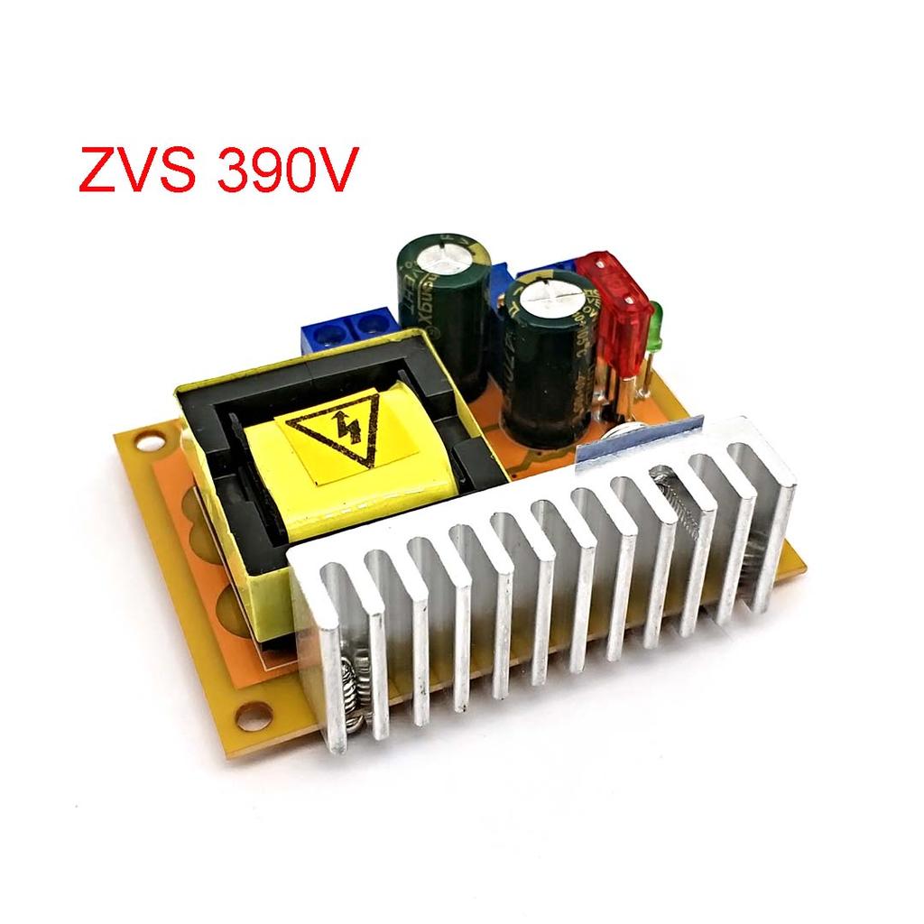 8-32V To 45-390V DC-DC Boost Converter Step Up Power Supply Module High Voltage ZVS Capacitor Charging Board