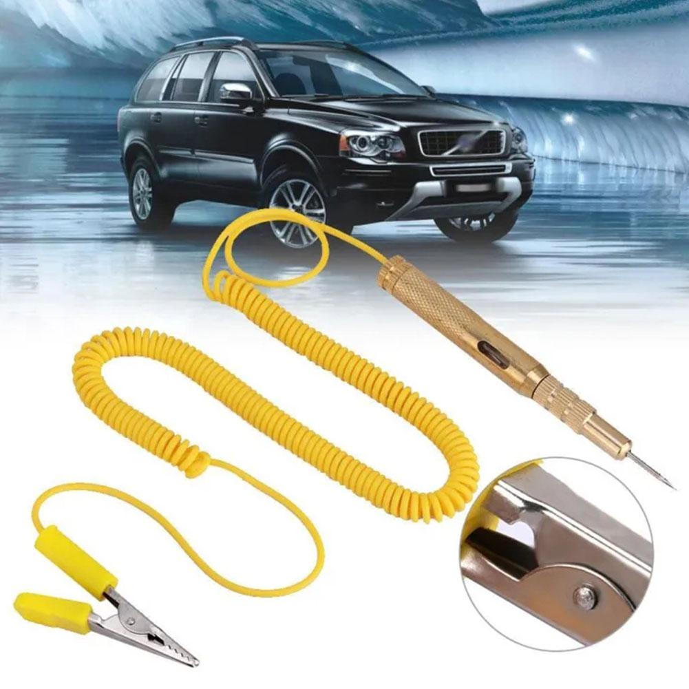 6 В 12 В 24 В автомобильный испытательный карандаш для цепей, тестеры цепей, испытательная лампа, автомобильный зонд, диагностическая ручка, инструменты для электричества, грузовика, автомобиля E4U3