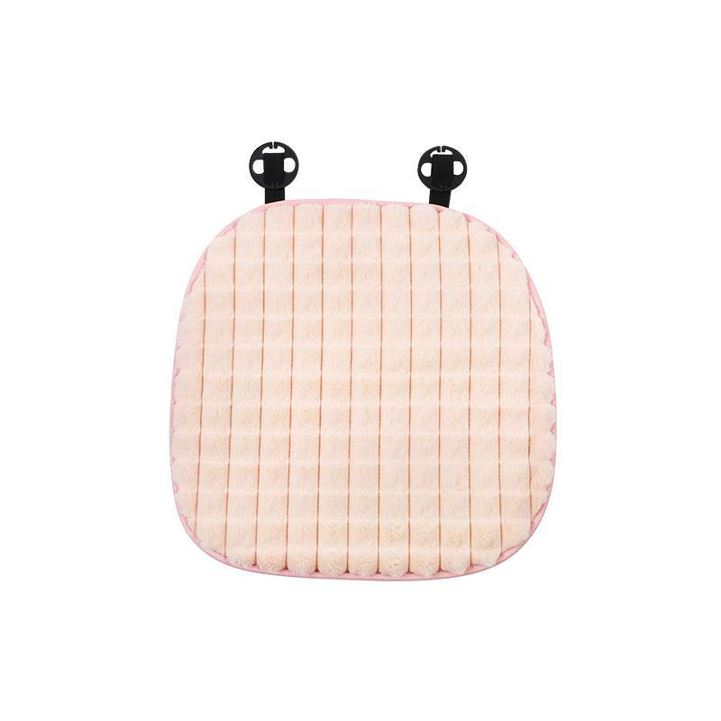 Высококачественная плюшевая клетчатая подушка для автомобильного сиденья — теплая и удобная для осени/зимы