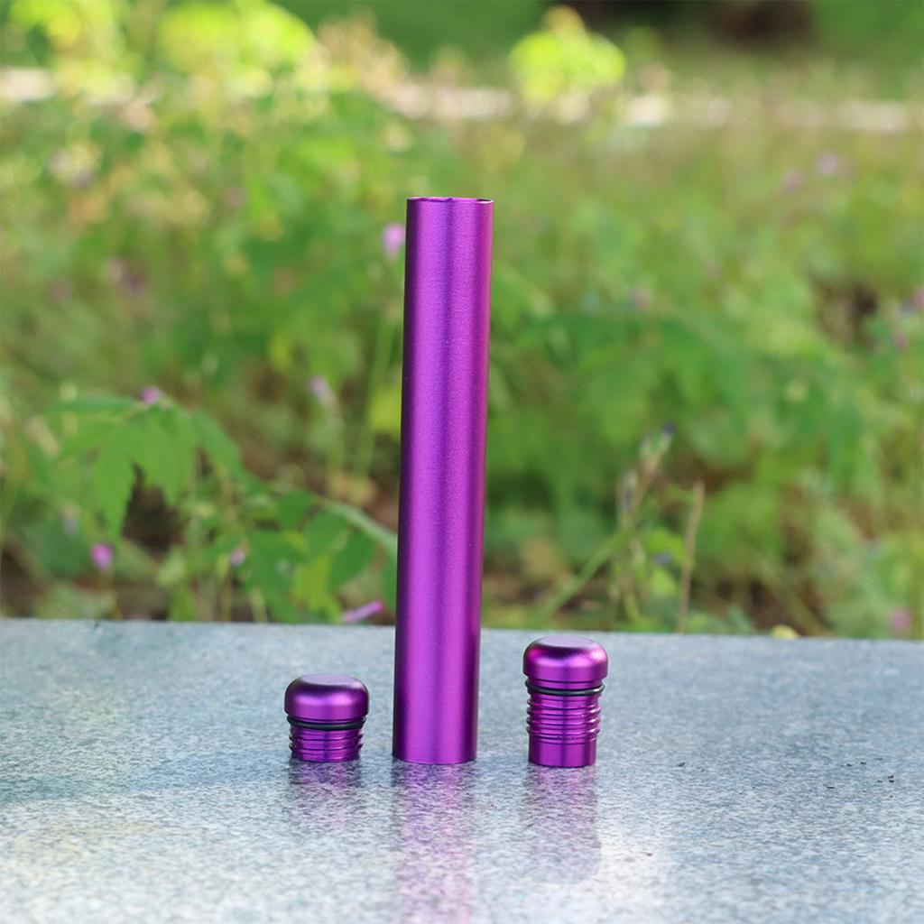 Aluminum Storage Tube Container Smell Proof Metal Tube Container Gift for Friends Family Members