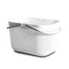 Корзина для хранения в ванной Стильный лаконичный стиль Легкий Большой объем Прочная несущая способность Слив