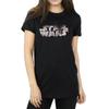 Star Wars Womens/Ladies The Last Jedi Spray Logo Cotton Boyfriend T-Shirt