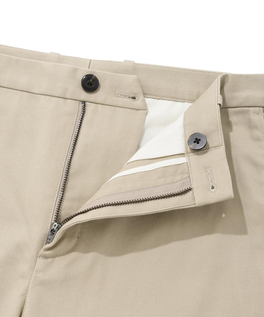 COVERNAT Straight Chino Pants Beige