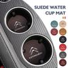 OCDK9 2pcs Car Coaster Anti Slip Mat Water Cup Pad Accessories For Citroen Grand Berlingo Jumper Celysee Xsara Picasso Aircross