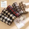 Houndstooth Scarf, Women's Commuting Cold Neck Scarf, Fashionable Light Luxury, Warm Shawl