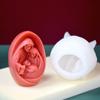 Catholic Holy Jesus Mould Silicone Virgin Mary Mold Jesus Family Candle Mold  Home Decor