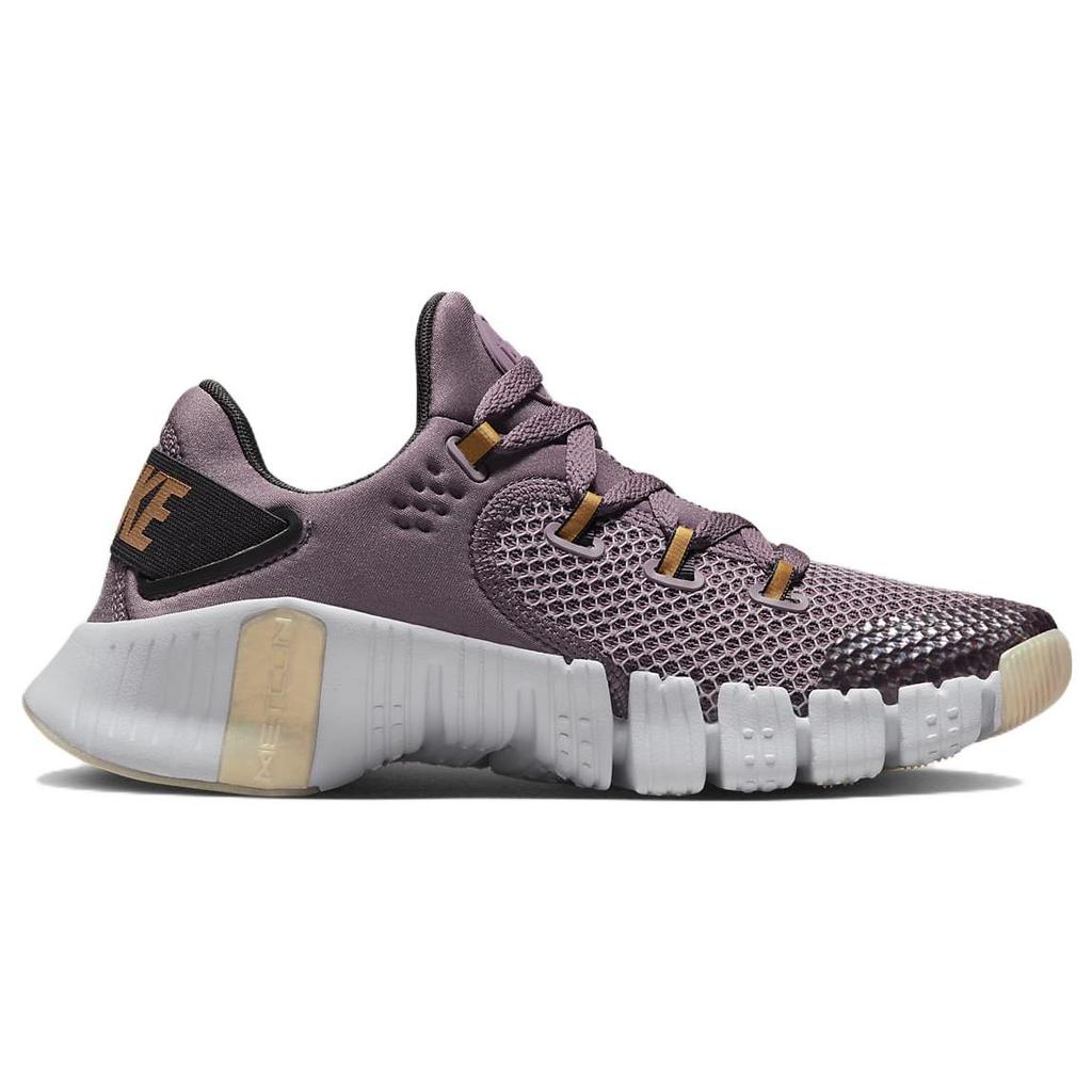 Nike Free Metcon 4 Premium Purple Smoke Женские кроссовки Темно-дымчато-серый металлик-золотой металлик-медь DQ4678-500