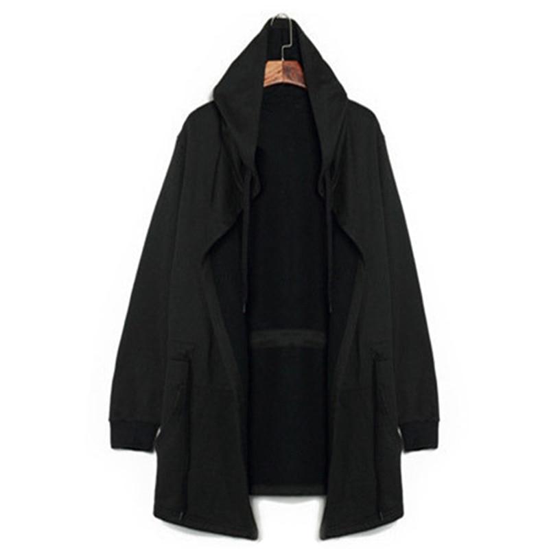 SCIONE Куртка мужская с капюшоном, свитер с длинным рукавом, мантия в стиле хип-хоп, мужская верхняя одежда, повседневные стандартные пальто