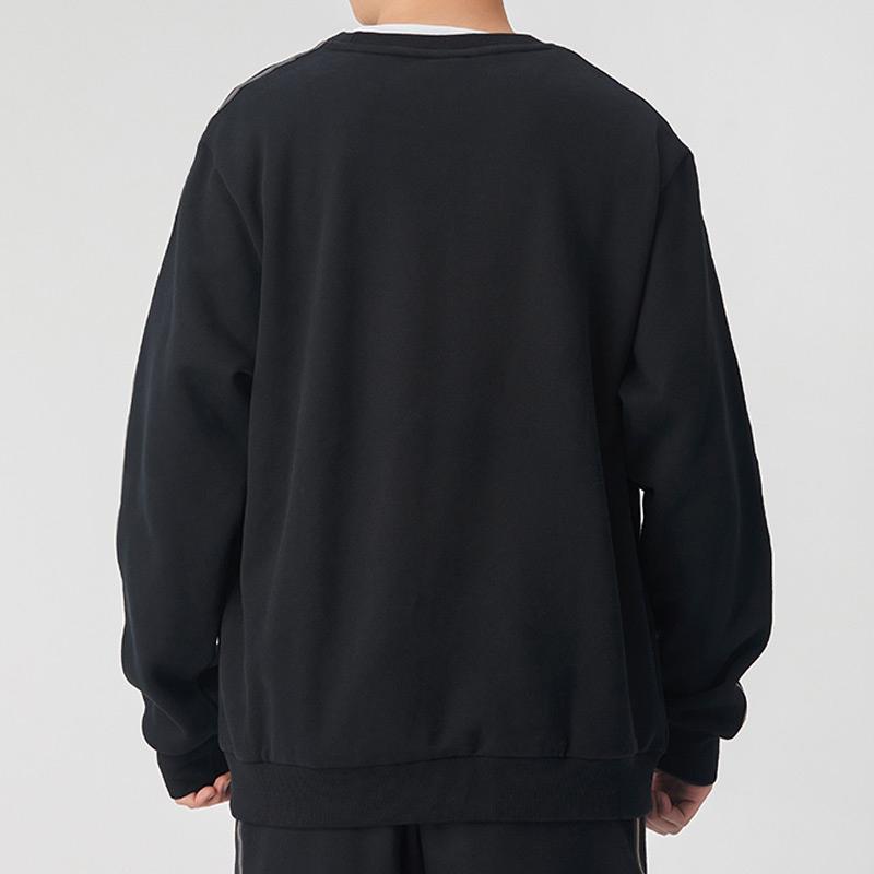 Puma Metallic Nights Crew Fleece-Lined Knit Sweater Men Sweatshirt Black 587141-01