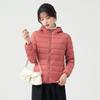 Autumn and Winter Hooded Down Jacket for Women with 90 White Duck Down Lightweight and Warm Casual and Versatile Jacket