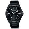 [Seiko Watch] Men's Black Edition Titanium Solar Radio-Controlled World Time Watch - Seiko Selection SBTM333