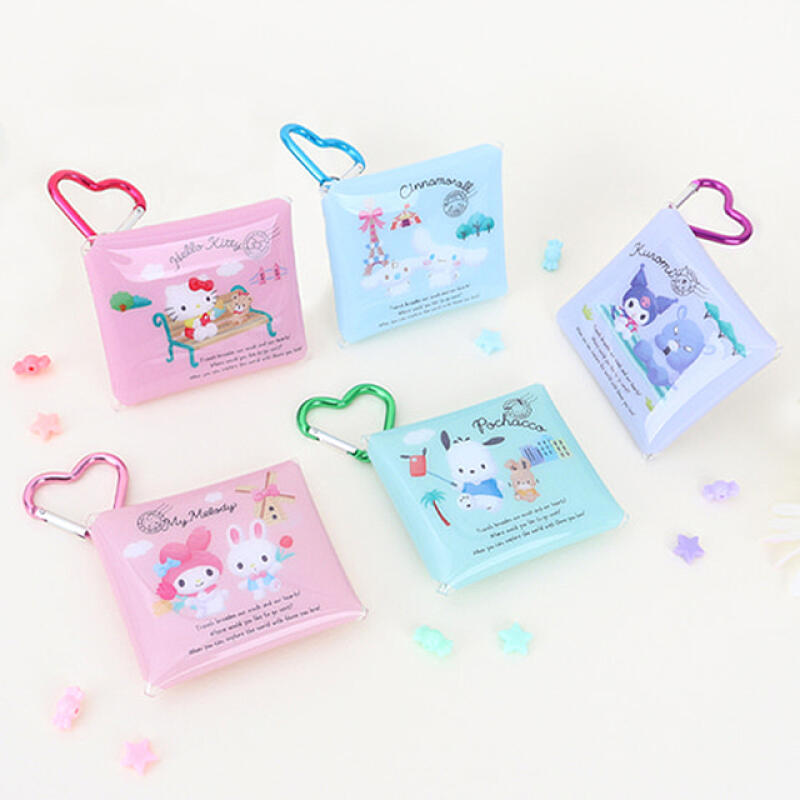 Ключница-кошелек на кнопке Sanrio