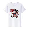 Kawaii Summer Short Sleeve t-shirt Cartoon Tshirt Female Top Loose Tee Mickey Mouse Graphic Clothes Gift Unisex
