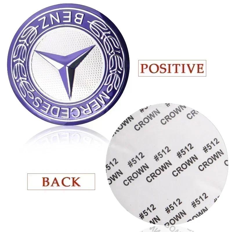 AABIH1 52mm Car Central Control Multimedia Decor Sticker For Mercedes Benz W212 W213 W205 AMG W177 V177 W247 W176 GLA GLC X253 W166