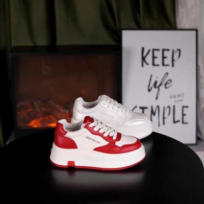 Модная обувь на толстой подошве, увеличивающая рост, универсальная студенческая обувь, весенняя новинка, дышащая спортивная повседневная обувь для женщин