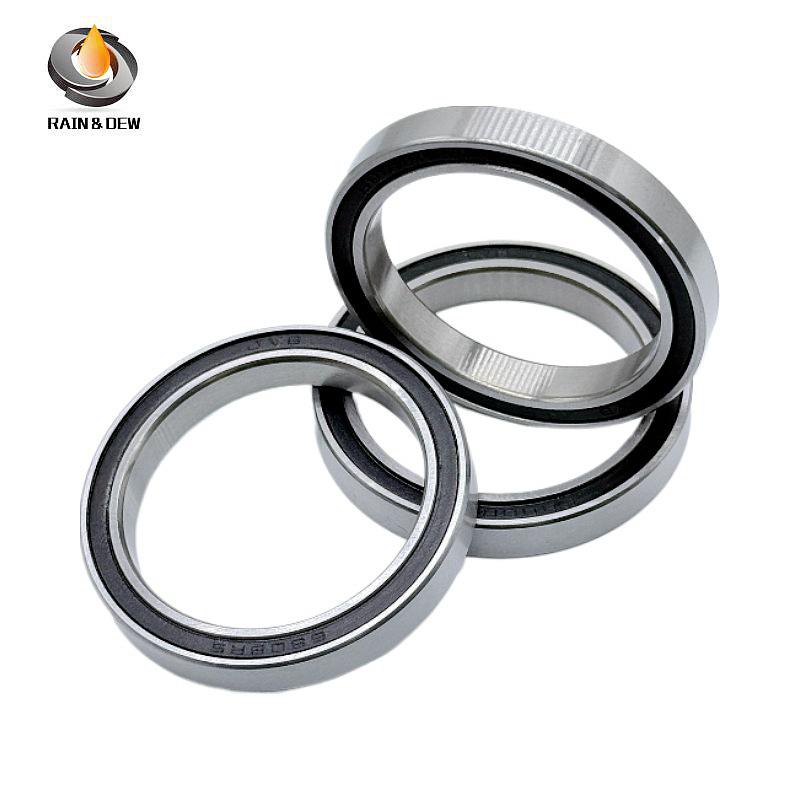 Стальной шариковый подшипник 6808RS 40×52×7мм с двухсторонним резиновым уплотнением для двигателей, инструментов, медицинского оборудования.