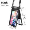 HdoorLink IPX8 Underwater Waterproof Cellphone Case Universal Touchscreen Dry Bag With Neck Lanyard Waterproof Phone Pouch For Beach Pool Swimming