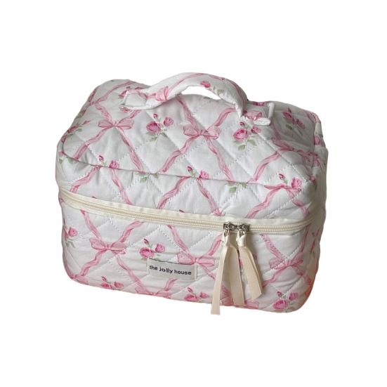 1/3 шт. косметичка с бантом на молнии для хранения кистей для макияжа, разные размеры, складной многоразовый органайзер для косметики, туалетные принадлежности