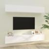 VidaXL Wall-Mounted TV Cabinets 4 Pcs White 100x30x30 Cm 3114190