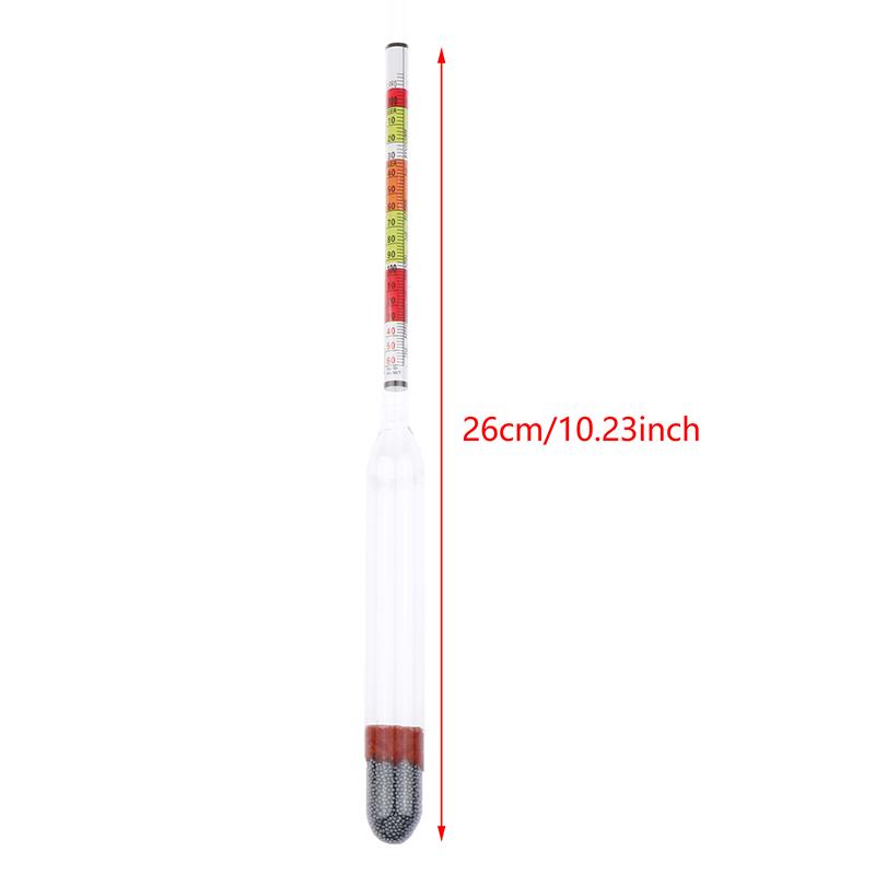 Triple Scale Hydrometer For Home Brew Wine Beer Cider Alcohol Testing 3 Scale Hydrometer Wine Sugar Meter Gravity Abv Tester