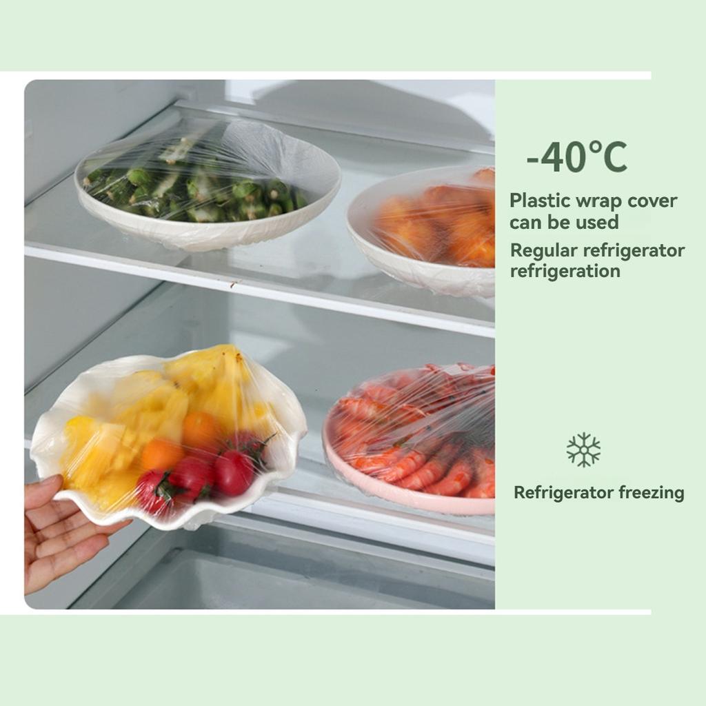 50/100/200 шт. одноразовые пищевые крышки, пищевые пластиковые пакеты для сохранения свежести, крышки для мисок для овощей и фруктов, кухонные принадлежности для хранения