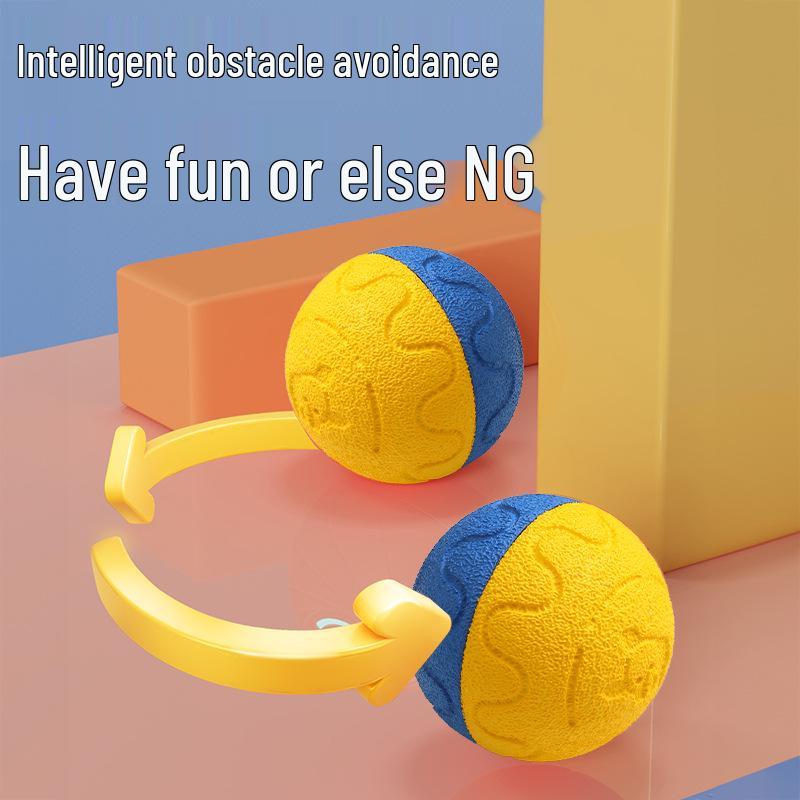 Electric Dog Toy: Bouncing Ball and Chewable Leash - Ultimate Self-Entertaining Pet Gadget.