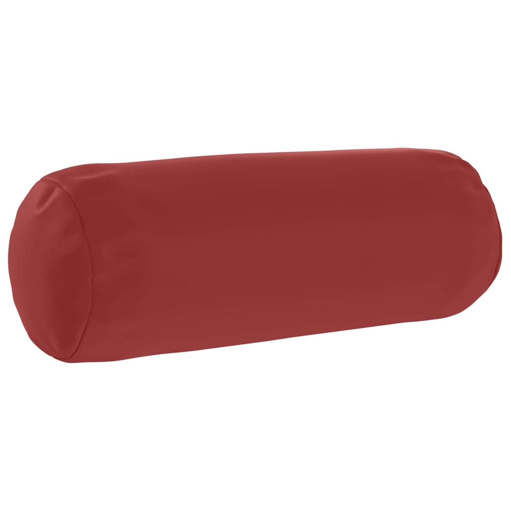 Cushion Cover 2 pcs HEERLEN Wine Red Ø 15 x 40 cm Polyester
