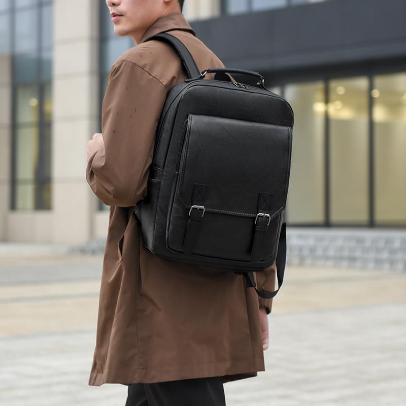 Модная мужская сумка Тренд Бренд Ретро Повседневный рюкзак Высокое качество Водонепроницаемая дорожная сумка Большая вместимость Деловая сумка для компьютера