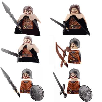 KT1006 солдаты средневековой армии военные рыцари войны строительные блоки кирпичи фигурки игрушки для мальчиков