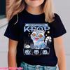 Горячая детская футболка Kpop Охотники на демонов с коротким рукавом для мальчиков Детская футболка Kpop Охотники на демонов Харадзюку футболка для мальчиков и девочек