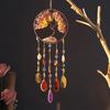 Hand-Woven Wind Chimes Life Tree Dream Crystal Wind Chime Crystal Stone Room Decoration Engraving Christmas